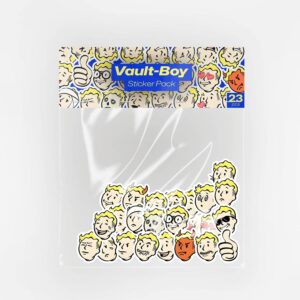Vault-Boy Sticker Paketi 23 Parça Yapışkanlı Kaliteli Su Geçirmez Etiket Seti