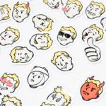 Vault-Boy Sticker Paketi 23 Parça Yapışkanlı Kaliteli Su Geçirmez Etiket Seti