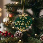 Kişiye Özel Yılbaşı Süsü Şeffaf Pleksi Yılbaşı Ağaç Süsü