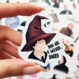 Harry Potter temalı 60 parça suya dayanıklı vinil sticker seti