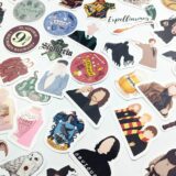 Harry Potter temalı 60 parça suya dayanıklı vinil sticker seti