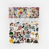 Harry Potter temalı 60 parça suya dayanıklı vinil sticker seti