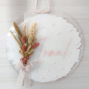 Kişiye Özel Bebek Odası Pleksi Kapı Süsü & Sticker