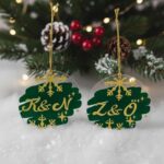 Kişiye Özel Yılbaşı Süsü Şeffaf Pleksi Yılbaşı Ağaç Süsü