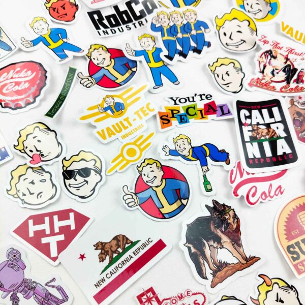 Fallout Serisi Mega Sticker Pack 41 Parça Kaliteli Su Geçirmez Sticker