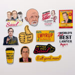 Better Call Saul 12 Parça Kaliteli Su Geçirmez Sticker Seti