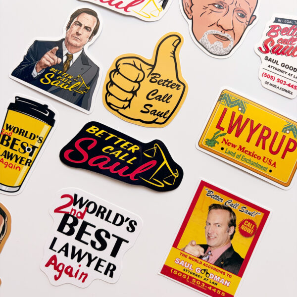 Better Call Saul 12 Parça Kaliteli Su Geçirmez Sticker Seti