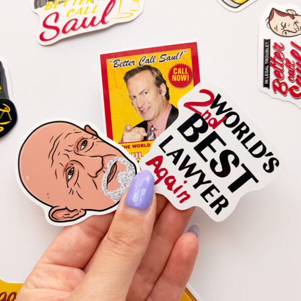 Better Call Saul 12 Parça Kaliteli Su Geçirmez Sticker Seti