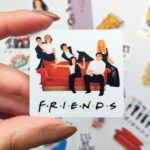Friends Sticker Paketi 20 Parça Kaliteli Su Geçirmez Etiket Seti