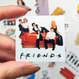 Friends sticker paketi 20 parça suya dayanıklı vinil etiket seti