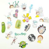 Rick and Morty sticker paketi 20 parça suya dayanıklı vinil etiket seti