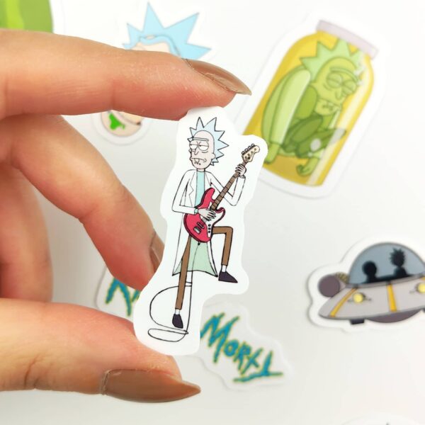 Rick and Morty Sticker Paketi 20 Parça Kaliteli Su Geçirmez Etiket Seti