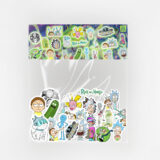 Rick and Morty sticker paketi 20 parça suya dayanıklı vinil etiket seti