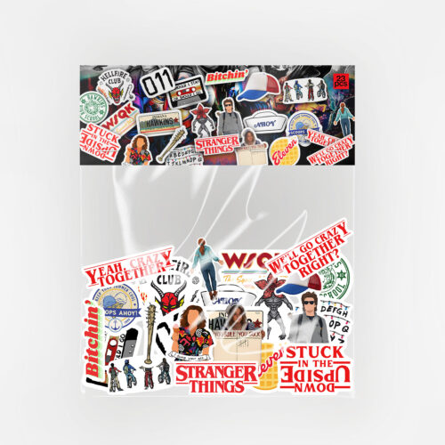 Stranger Things Sticker Paketi 23 Parça Kaliteli Su Geçirmez Etiket Seti