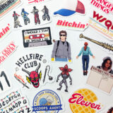 Stranger Things sticker paketi 23 parça suya dayanıklı vinil etiket seti