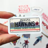 Stranger Things sticker paketi 23 parça suya dayanıklı vinil etiket seti