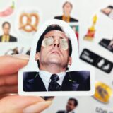 The Office sticker paketi 25 parça suya dayanıklı vinyl etiket seti