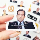 The Office sticker paketi 25 parça suya dayanıklı vinyl etiket seti