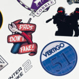 Counter Strike 2 ve CS:GO temalı 23 parça suya dayanıklı parlak vinil sticker seti