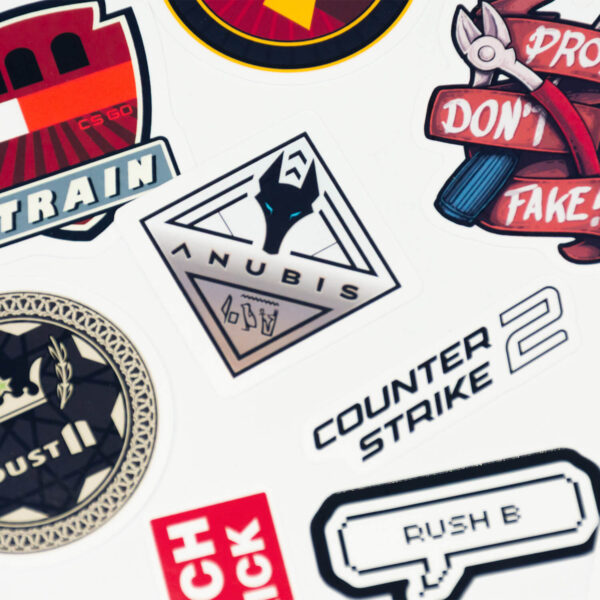 Counter Strike 2 CS:GO 23 Parça Kaliteli Su Geçirmez Etiket Seti