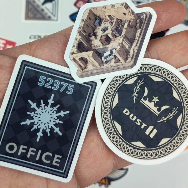 Counter Strike 2 CS:GO 23 Parça Kaliteli Su Geçirmez Etiket Seti