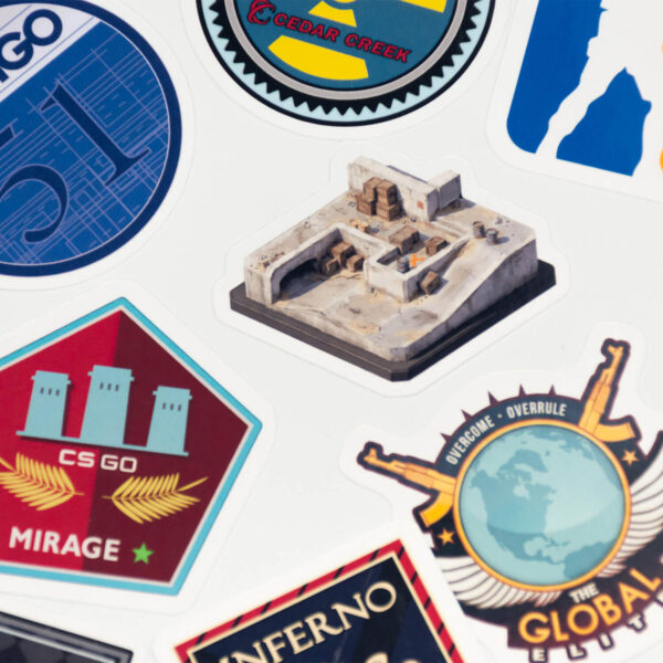 Counter Strike 2 CS:GO 23 Parça Kaliteli Su Geçirmez Etiket Seti