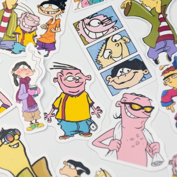 Ed, Edd ve Eddy 20 Parça Kaliteli Su Geçirmez Etiket Seti