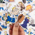 Fallout Mega Perks & More 71 Parça Kaliteli Su Geçirmez Etiket Seti