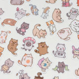 Baprile 80 parça suya dayanıklı kedi sticker seti