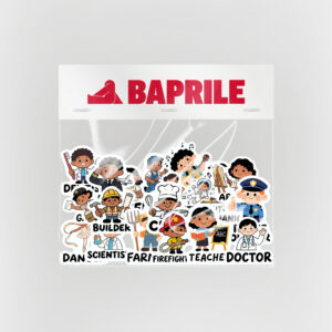 İngilizce Meslekler Sticker Paketi 23 Parça Kaliteli Su Geçirmez Etiket Seti