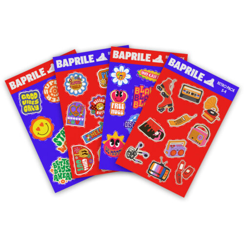 Retro Y2K 90'lar Pozitif 4 Sayfa 41 Parça Etiket Seti