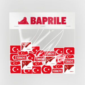 Ay Yıldız Türkiye Sticker Paketi 26 Parça Kaliteli Su Geçirmez Bayrak Etiket Seti