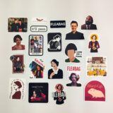 Fleabag sticker paketi 20 parça suya dayanıklı vinil etiket seti