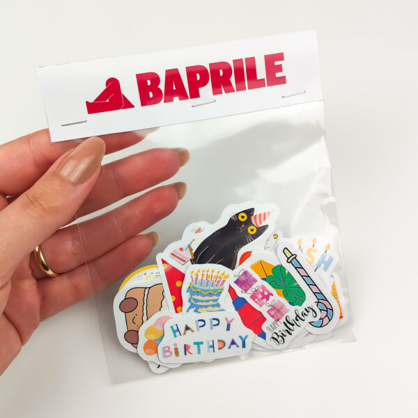 Happy Birthday Sticker Paketi 25 Parça Kaliteli Su Geçirmez Doğum Günü Etiket Seti