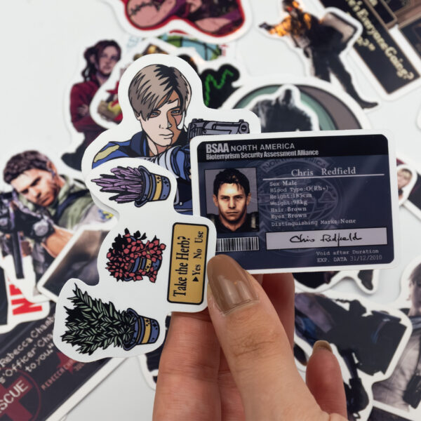 Resident Evil Iconic 32 Parça Sticker Paketi