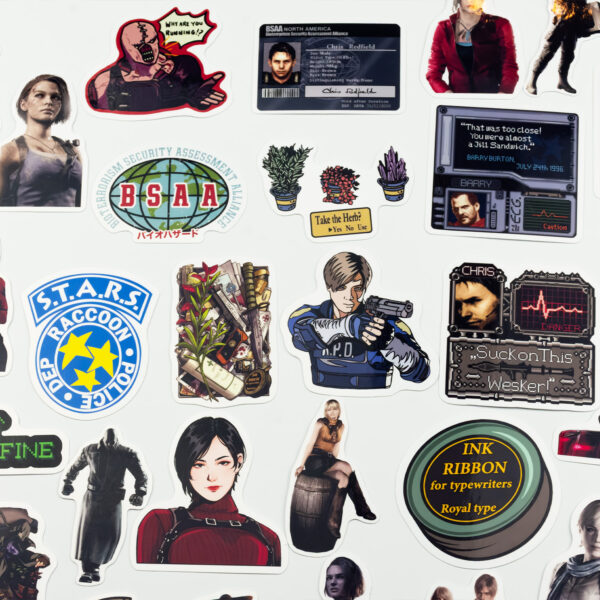 Resident Evil Iconic 32 Parça Sticker Paketi