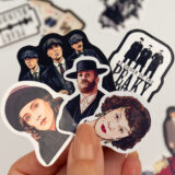 Peaky Blinders sticker paketi 27 parça suya dayanıklı vinil etiket seti