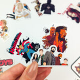 The Boys dizisi karakterlerinin yer aldığı 22 parça suya dayanıklı vinil sticker seti