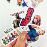 The Boys dizisi karakterlerinin yer aldığı 22 parça suya dayanıklı vinil sticker seti