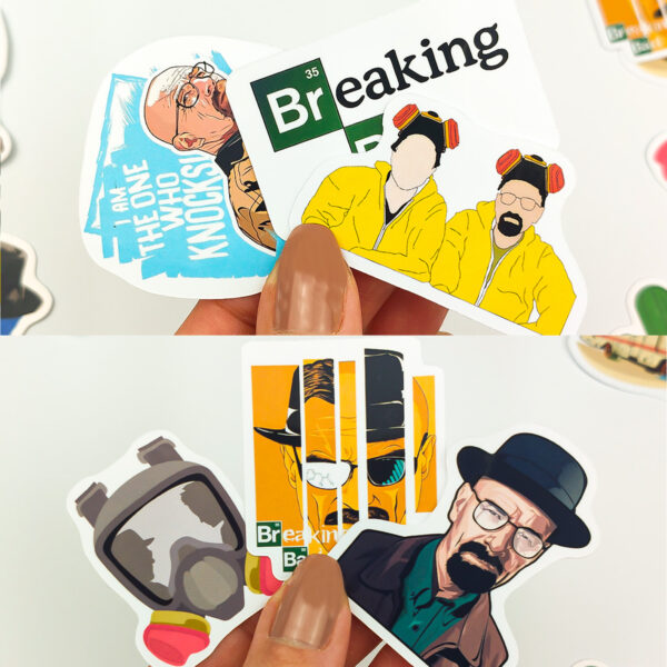 Breaking Bad Sticker Paketi 21 Parça Kaliteli Su Geçirmez Etiket Seti