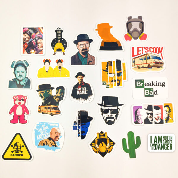 Breaking Bad Sticker Paketi 21 Parça Kaliteli Su Geçirmez Etiket Seti