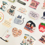 Kitap Temalı Sticker Paketi 20 Parça Bookish Kaliteli Su Geçirmez Etiket Seti