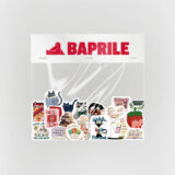 Kitap temalı 20 parça suya dayanıklı vinil sticker paketi Baprile
