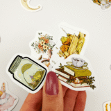 Cottagecore masalsı orman temalı 26 parça suya dayanıklı vinyl sticker seti