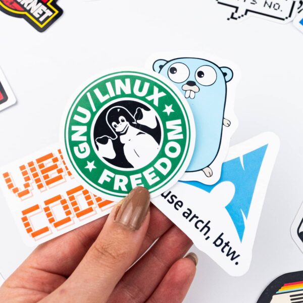 Yazılımcı Laptop Sticker Paketi 27 Parça Kaliteli Su Geçirmez Developer Etiket Seti