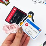Yazılımcı temalı 27 parça suya dayanıklı laptop sticker paketi