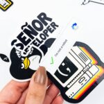 Yazılımcı Laptop Sticker Paketi 27 Parça Kaliteli Su Geçirmez Developer Etiket Seti