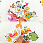 Taş Devri Temalı Sticker Paketi 23 Parça Çakmaktaşlar Kaliteli Su Geçirmez Etiket Seti