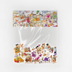 Taş Devri Temalı Sticker Paketi 23 Parça Çakmaktaşlar Kaliteli Su Geçirmez Etiket Seti