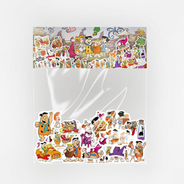 Taş Devri Temalı Sticker Paketi 23 Parça Çakmaktaşlar Kaliteli Su Geçirmez Etiket Seti